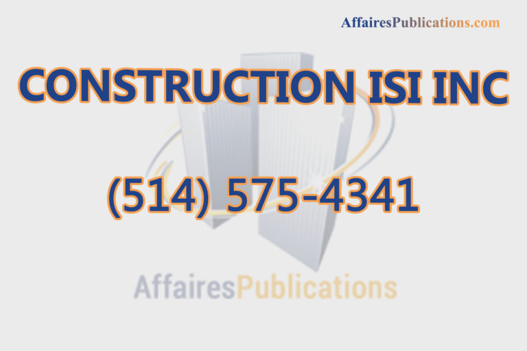 CONSTRUCTION ISI INC