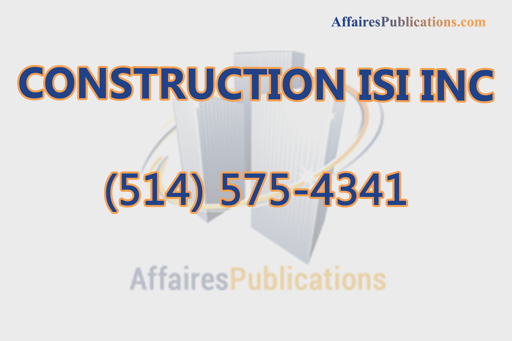 CONSTRUCTION ISI INC