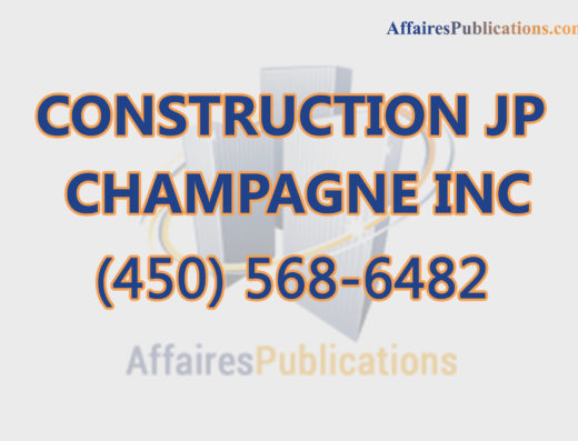 CONSTRUCTION JP CHAMPAGNE INC