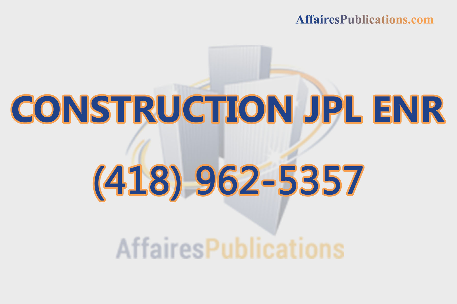 CONSTRUCTION JPL ENR