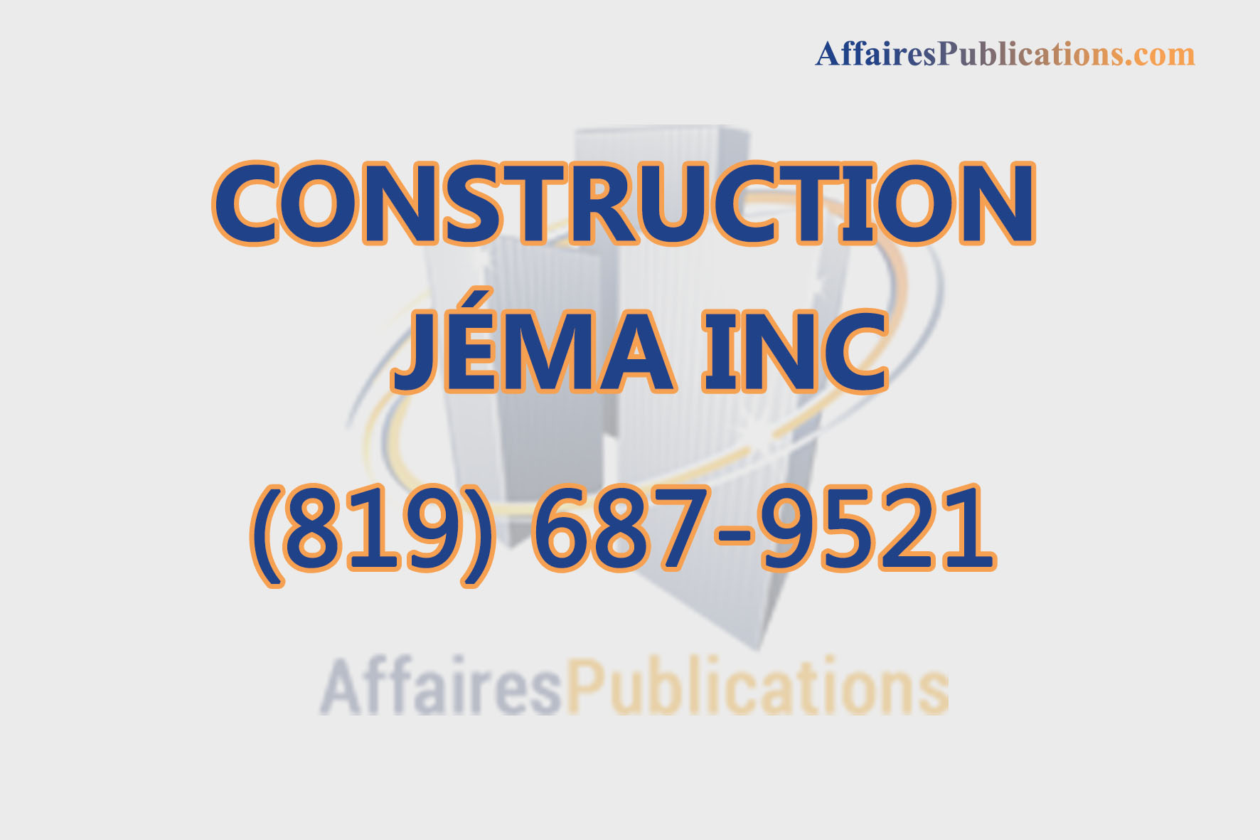 CONSTRUCTION JÉMA INC