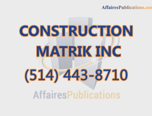 CONSTRUCTION MATRIK INC