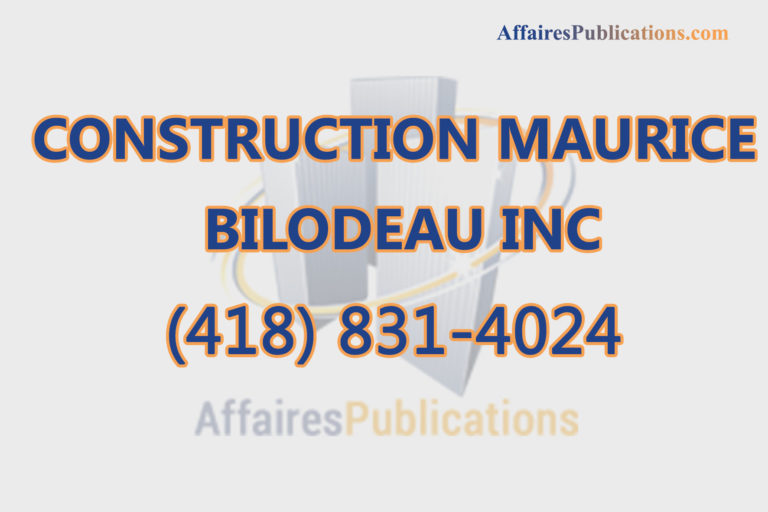 CONSTRUCTION MAURICE BILODEAU
