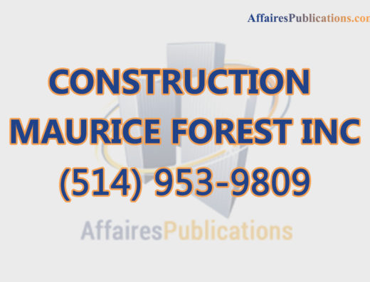 CONSTRUCTION MAURICE FOREST