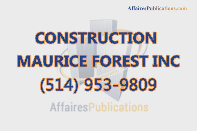 CONSTRUCTION MAURICE FOREST