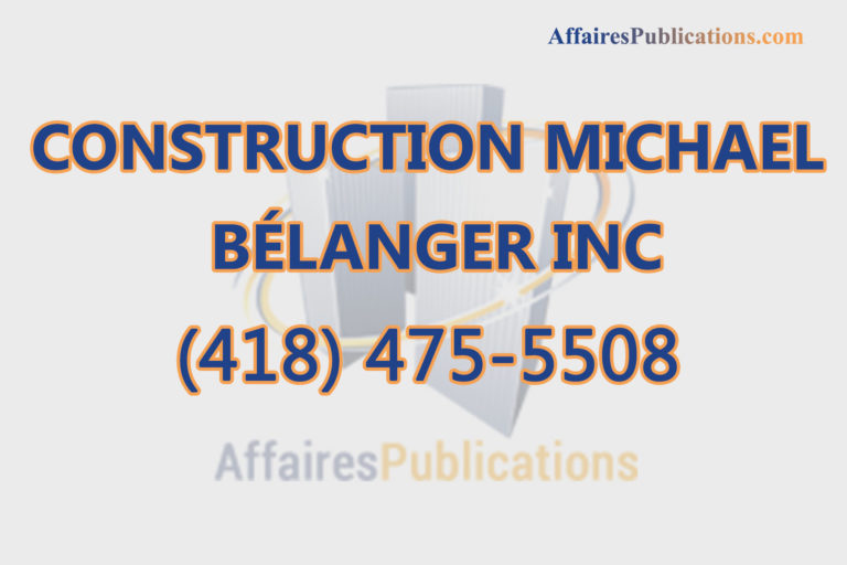 CONSTRUCTION MICHAEL BÉLANGER INC