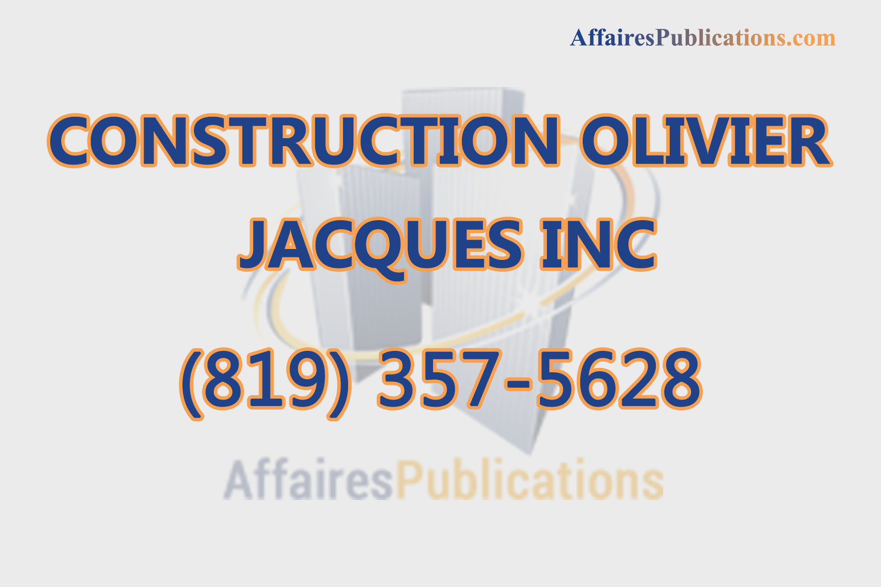 CONSTRUCTION OLIVIER JACQUES
