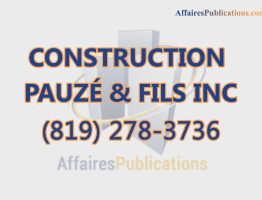 CONSTRUCTION PAUZÉ & FILS INC