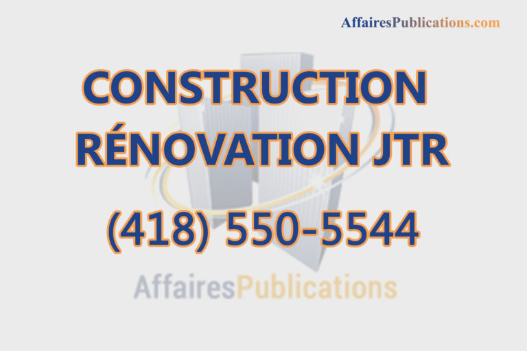 CONSTRUCTION RÉNOVATION JTR