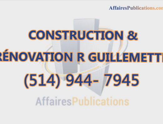 CONSTRUCTION & RÉNOVATION R GUILLEMETTE ENR