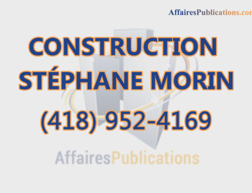 CONSTRUCTION STÉPHANE MORIN