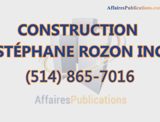 CONSTRUCTION STÉPHANE ROZON