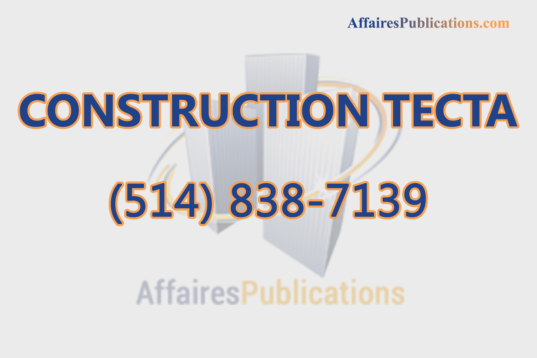 CONSTRUCTION TECTA INC