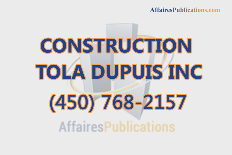 CONSTRUCTION TOLA DUPUIS INC
