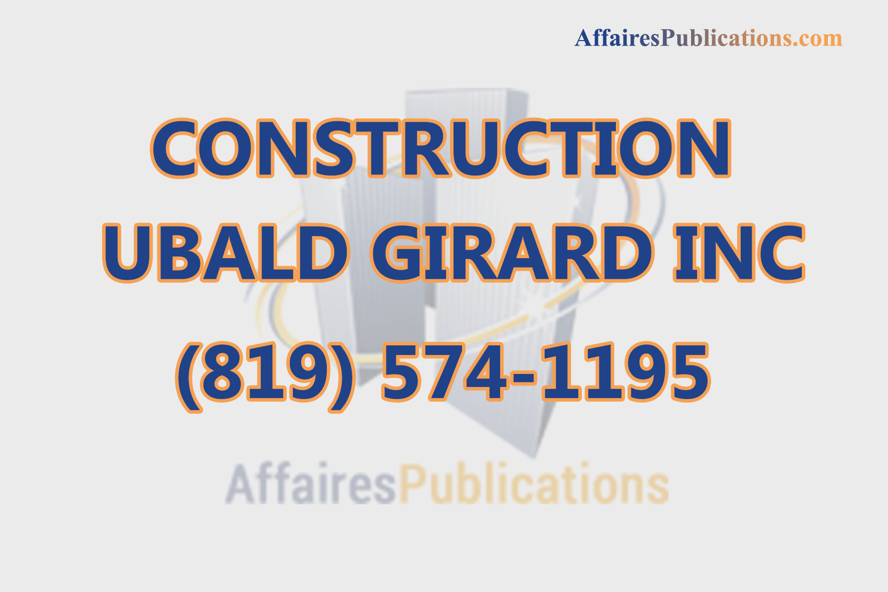 CONSTRUCTION UBALD GIRARD INC