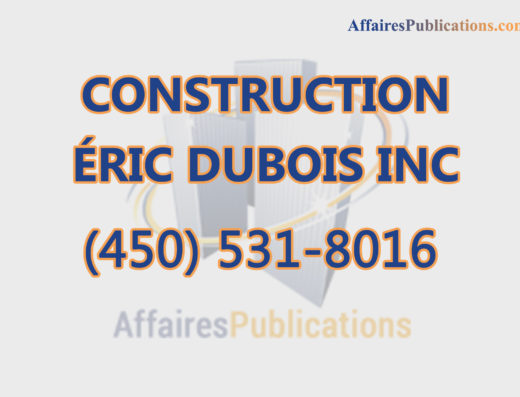 CONSTRUCTION ÉRIC DUBOIS INC