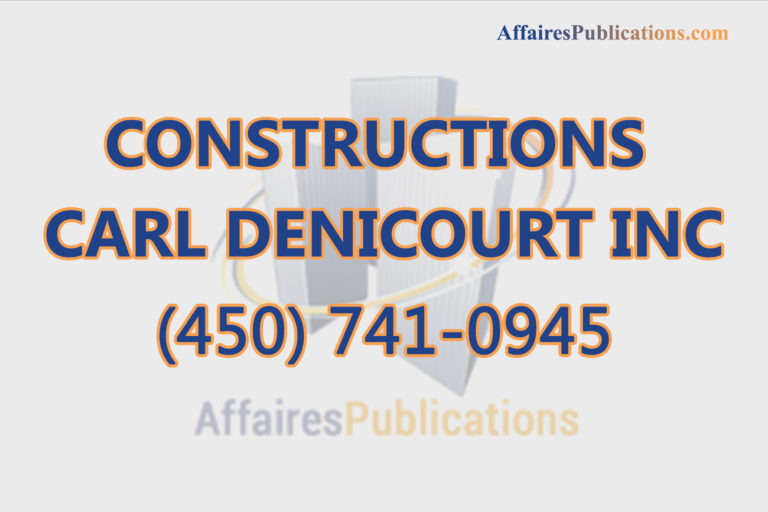 CONSTRUCTIONS CARL DENICOURT