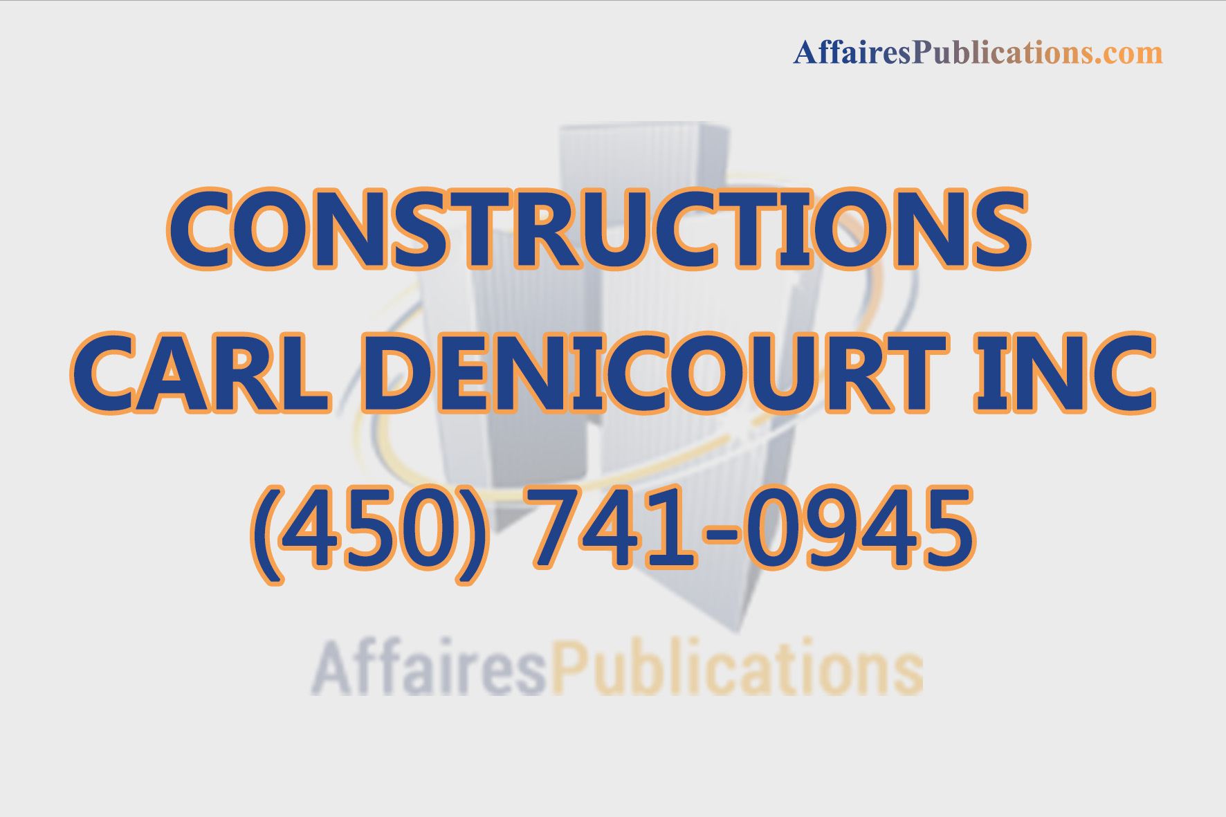 CONSTRUCTIONS CARL DENICOURT