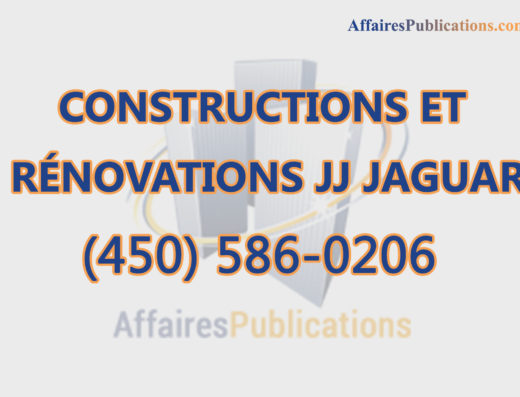 CONSTRUCTIONS ET RÉNOVATIONS JJ JAGUAR INC