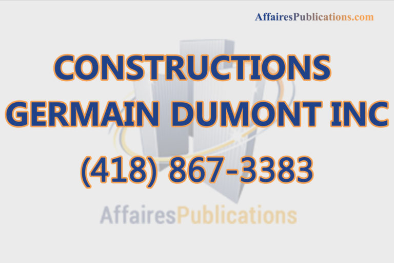 CONSTRUCTIONS GERMAIN DUMONT