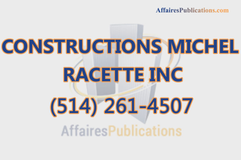 CONSTRUCTIONS MICHEL RACETTE
