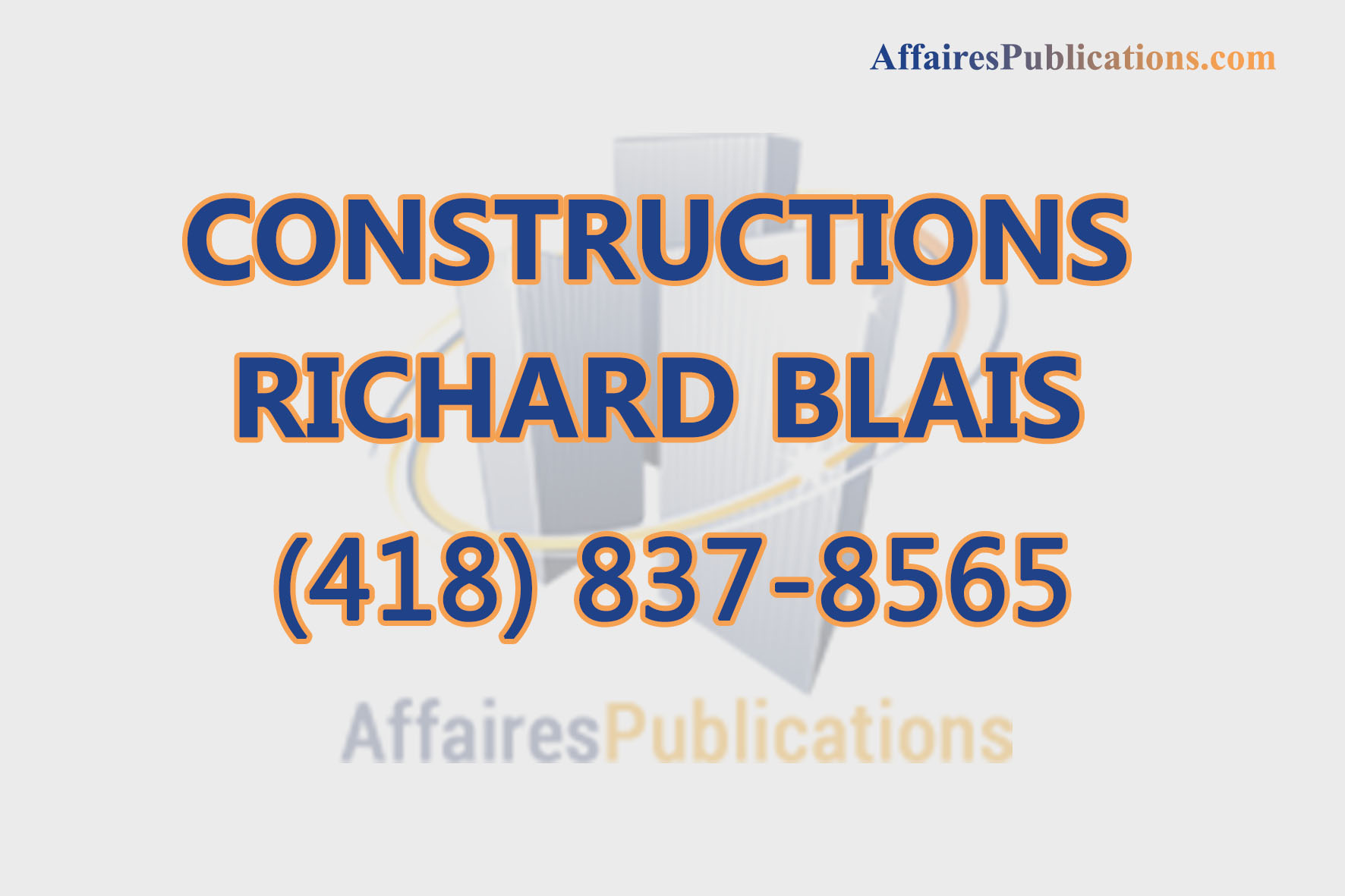 CONSTRUCTIONS RICHARD BLAIS