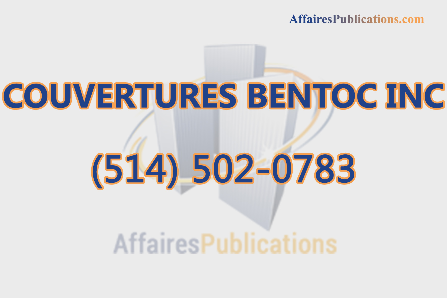 COUVERTURES BENTOC INC