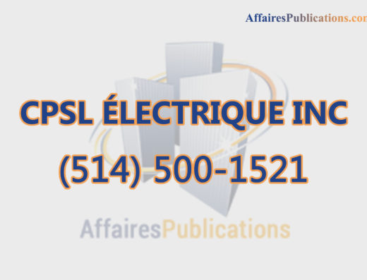 CPSL ÉLECTRIQUE INC