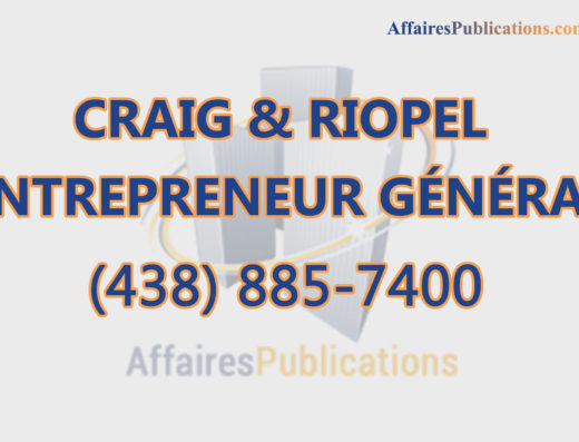 CRAIG & RIOPEL ENTREPRENEUR GÉNÉRAL