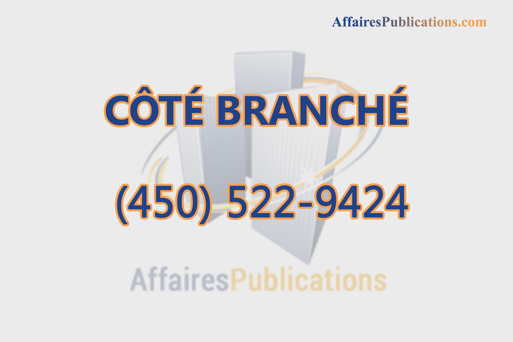 CÔTÉ BRANCHÉ