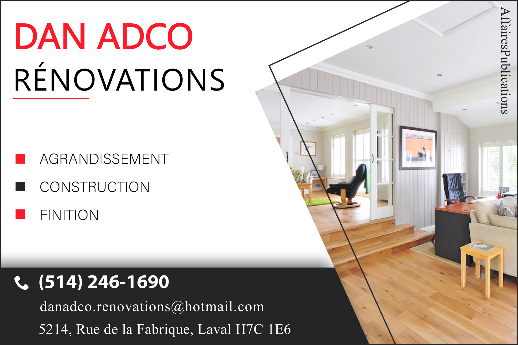 DAN ADCO RÉNOVATIONS INC