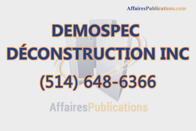 DEMOSPEC DÉCONSTRUCTION INC