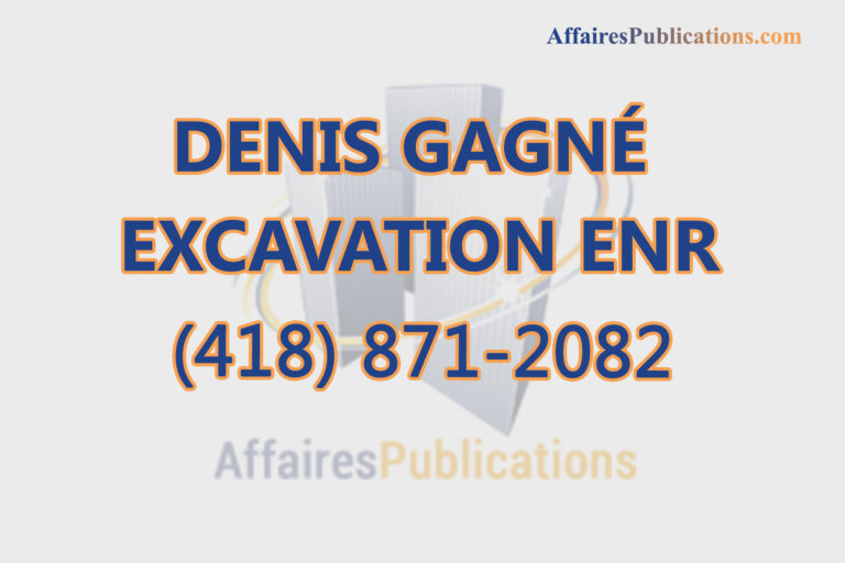 DENIS GAGNÉ EXCAVATION ENR