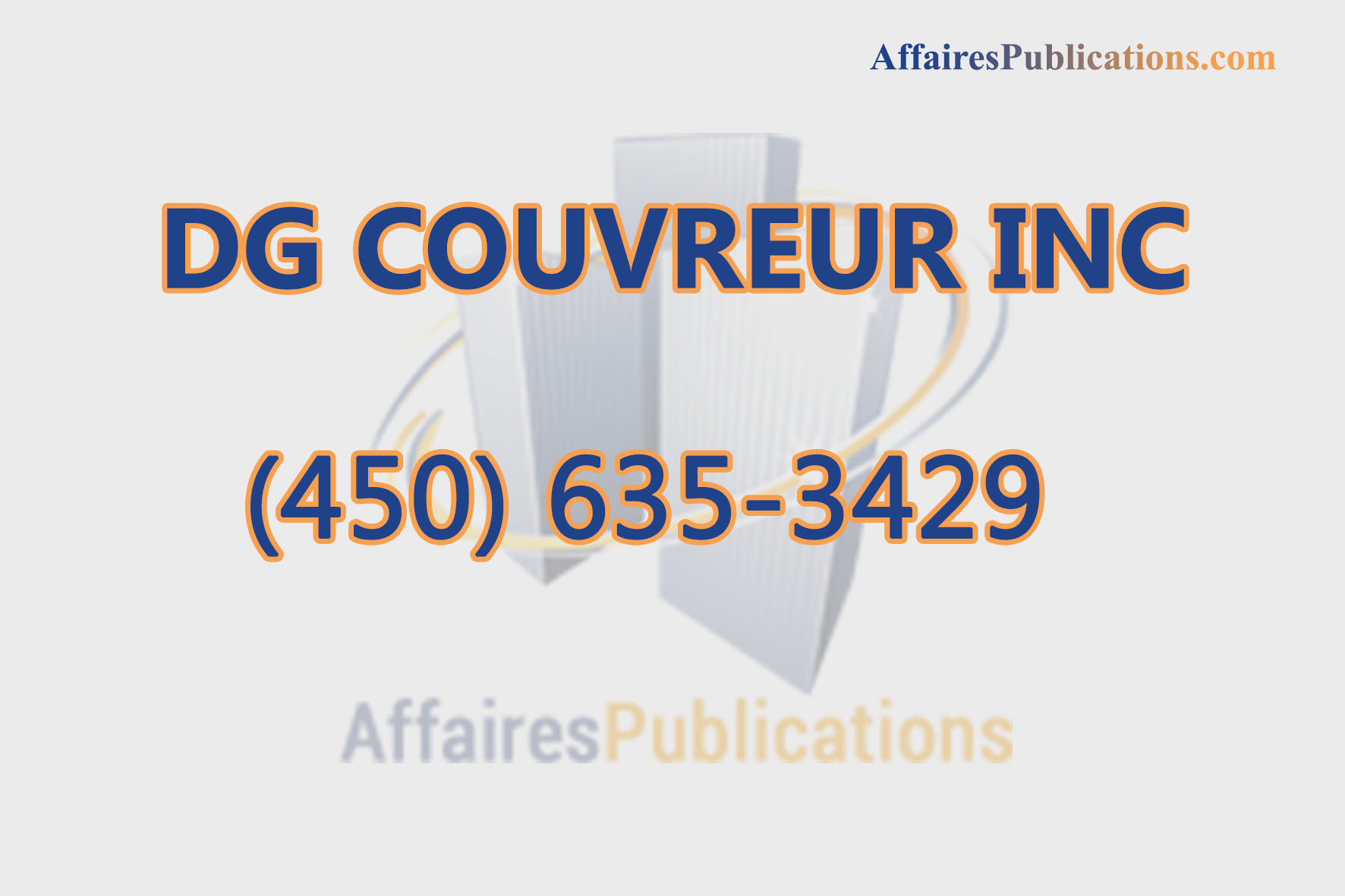 DG COUVREUR INC