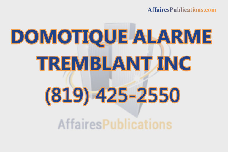 DOMOTIQUE ALARME TREMBLANT