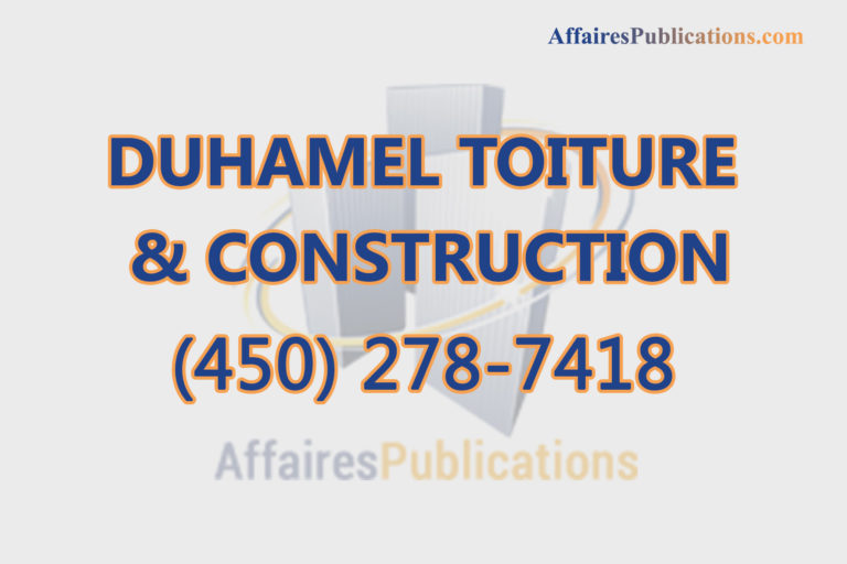 DUHAMEL TOITURE & CONSTRUCTION