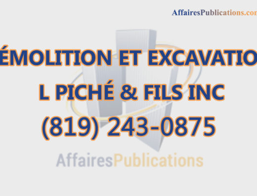 DÉMOLITION ET EXCAVATION L PICHÉ & FILS INC