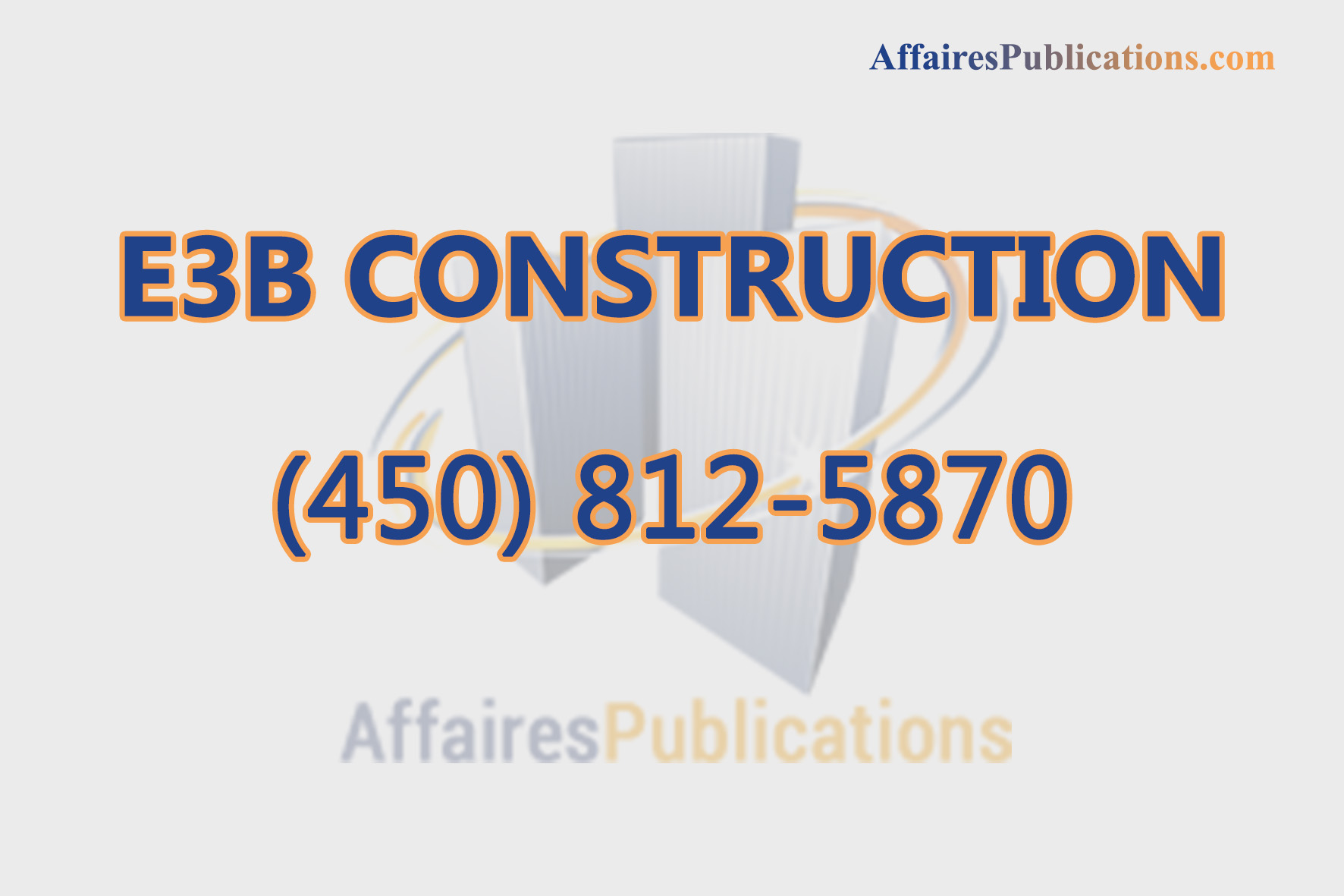 E3B CONSTRUCTION INC