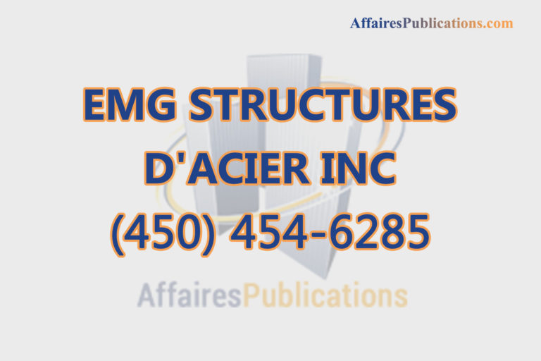 EMG STRUCTURES D&rsquo;ACIER INC