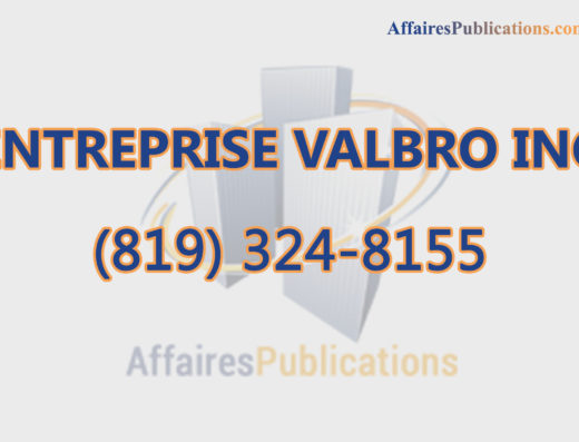 ENTREPRISE VALBRO INC
