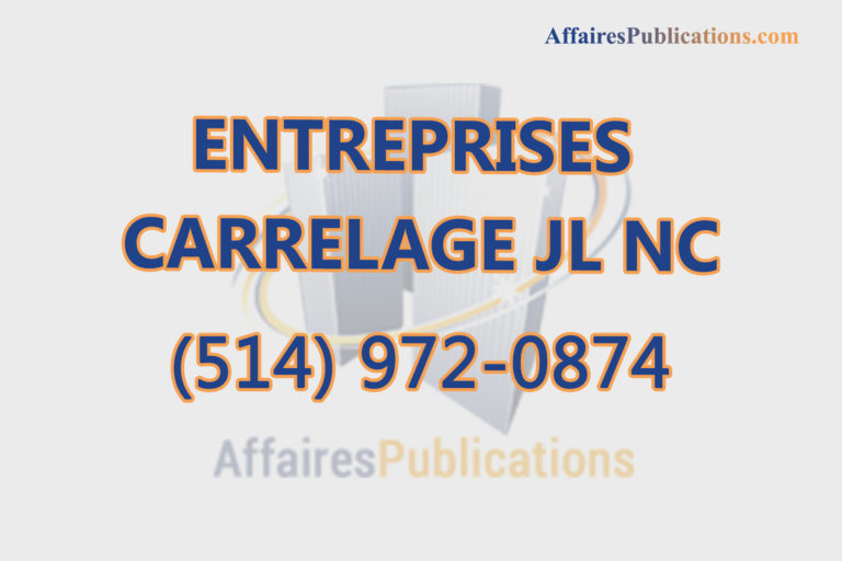ENTREPRISES CARRELAGE JL INC