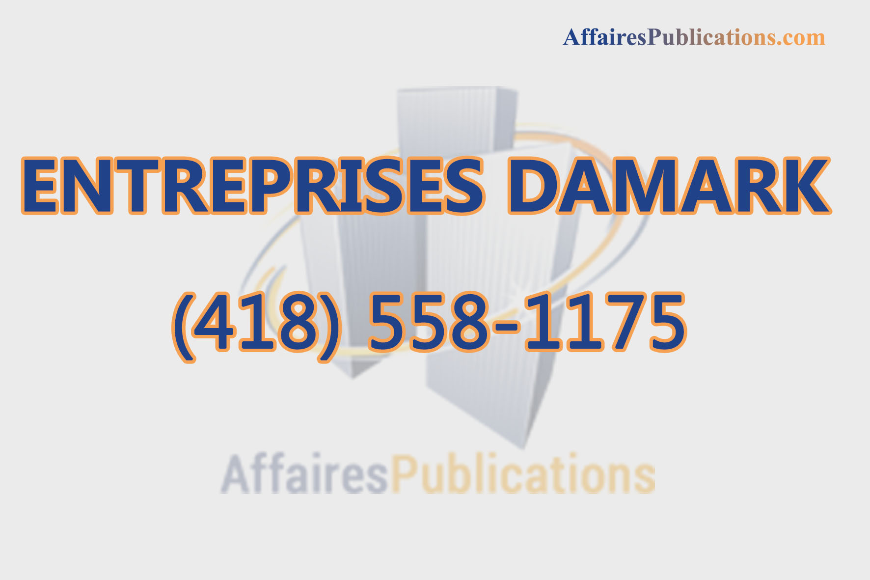ENTREPRISES DAMARK INC