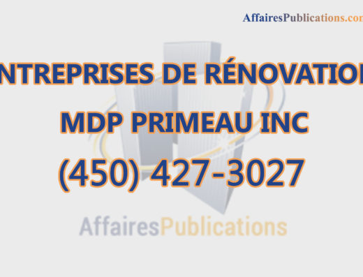 ENTREPRISES DE RÉNOVATION MDP PRIMEAU INC