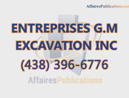 ENTREPRISES G.M EXCAVATION INC