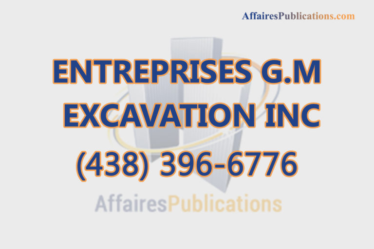 ENTREPRISES G.M EXCAVATION INC