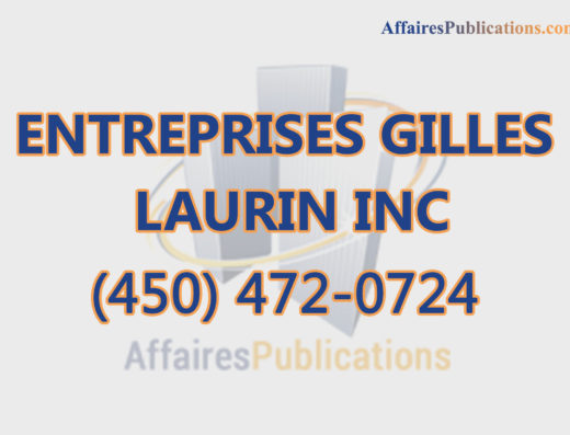 ENTREPRISES GILLES LAURIN INC