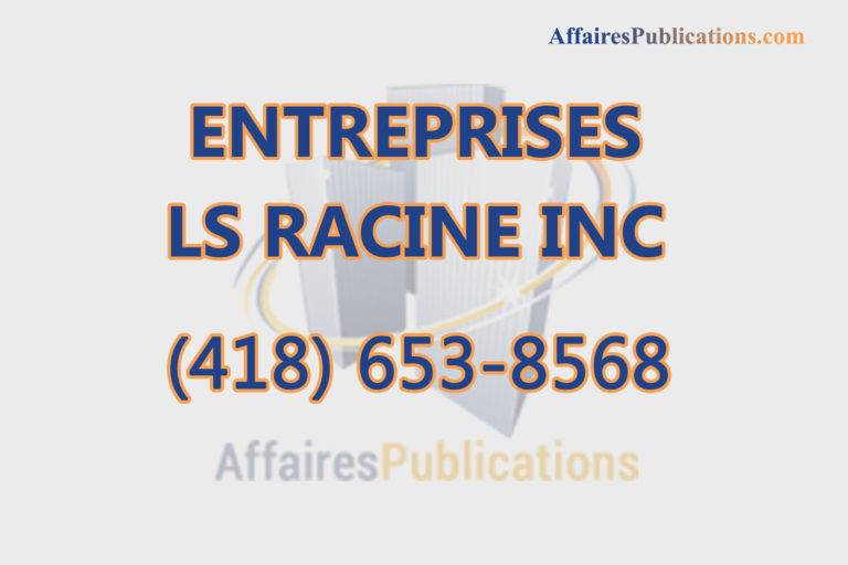 ENTREPRISES LS RACINE INC