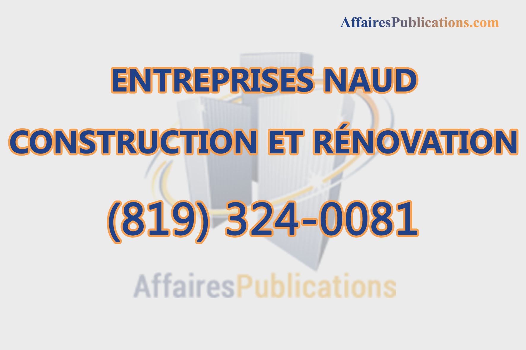 ENTREPRISES NAUD CONSTRUCTION ET RÉNOVATION
