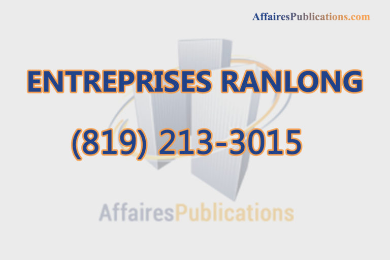 ENTREPRISES RANLONG INC