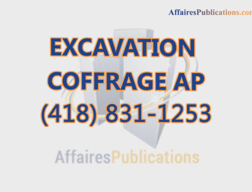 EXCAVATION COFFRAGE AP
